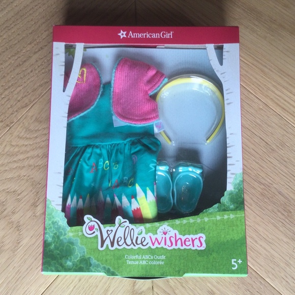 American Girl WELLIEWISHERS Colorful ABCs Outfit school! - Picture 3 of 5